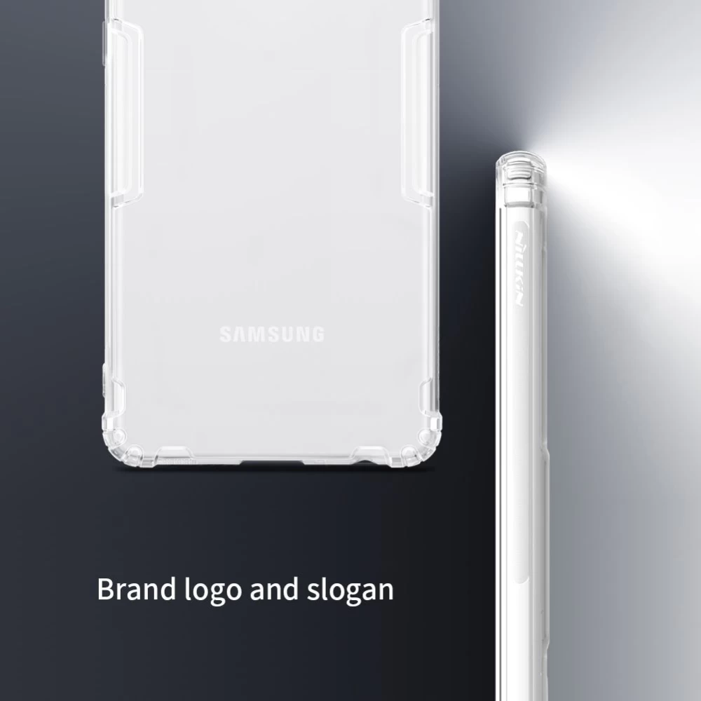 Samsung Galaxy A72 5G case transparent gray Nillkin TPU 