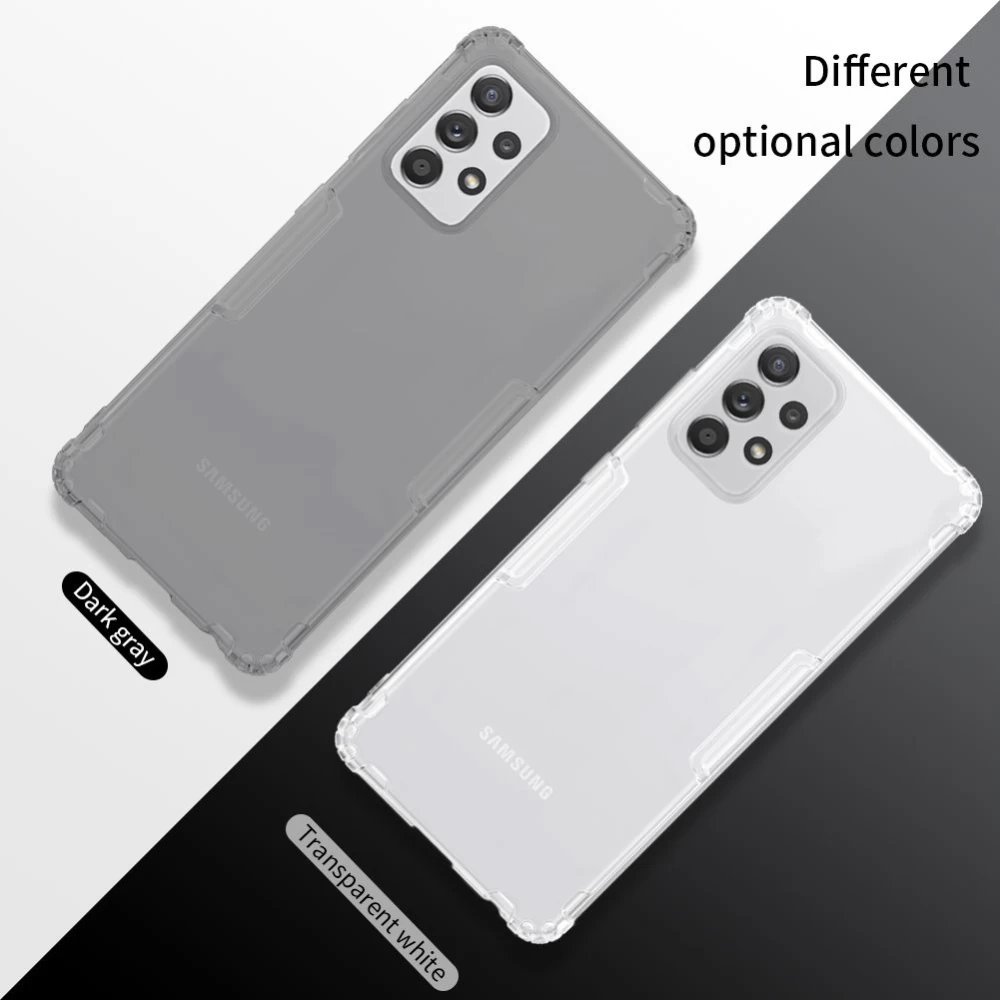 Samsung Galaxy A72 5G case transparent gray Nillkin TPU 