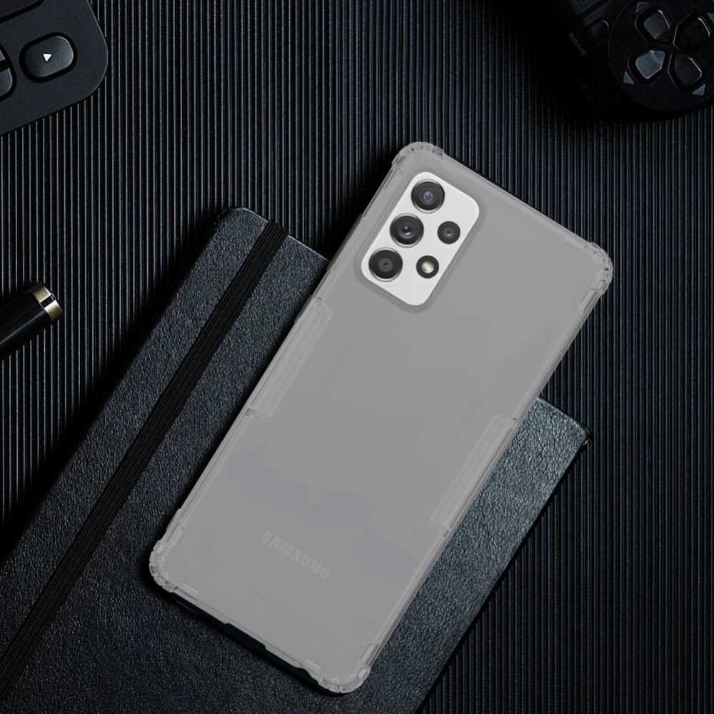 Samsung Galaxy A72 5G case transparent gray Nillkin TPU 