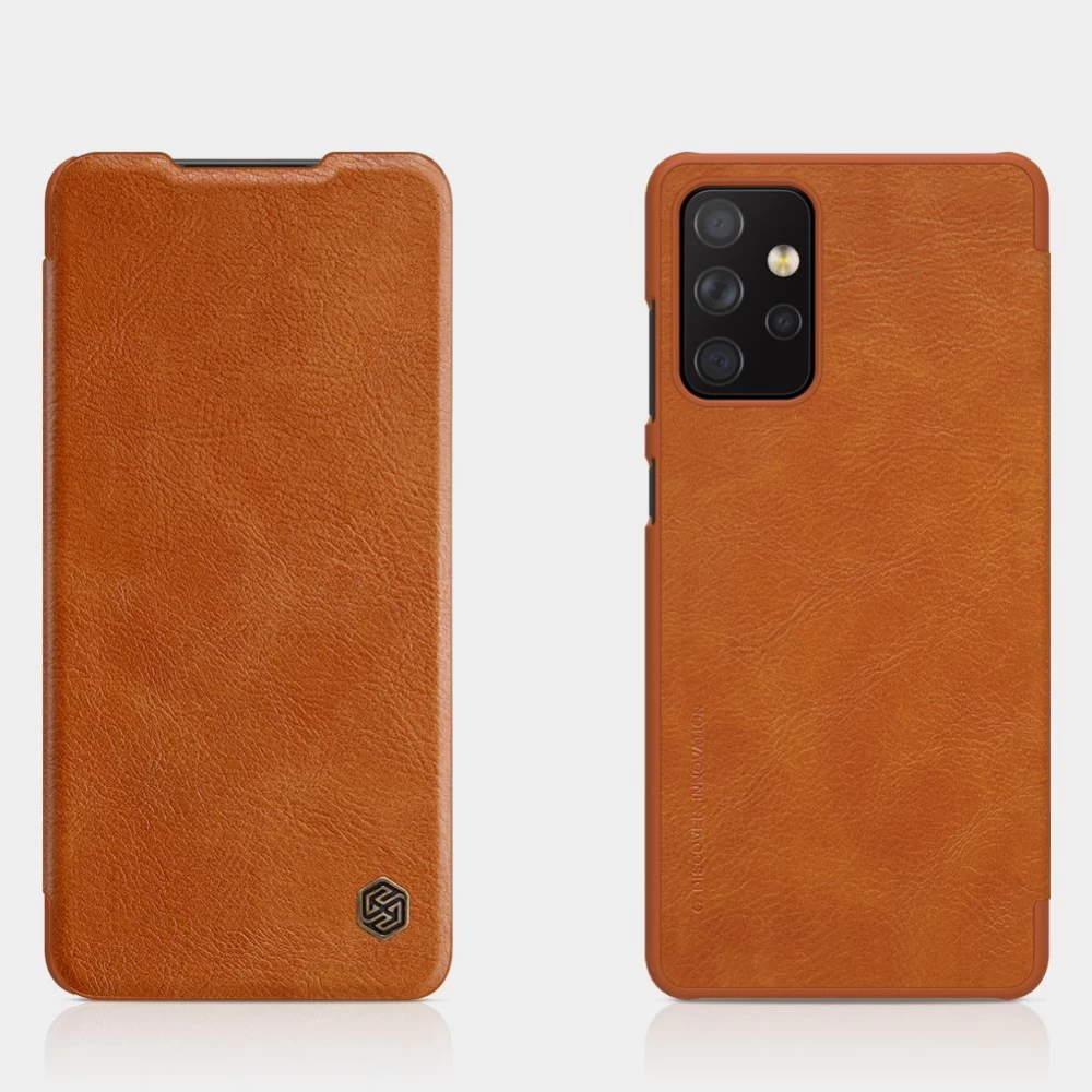 Samsung Galaxy A72 5G case black Nillkin Qin Leather 