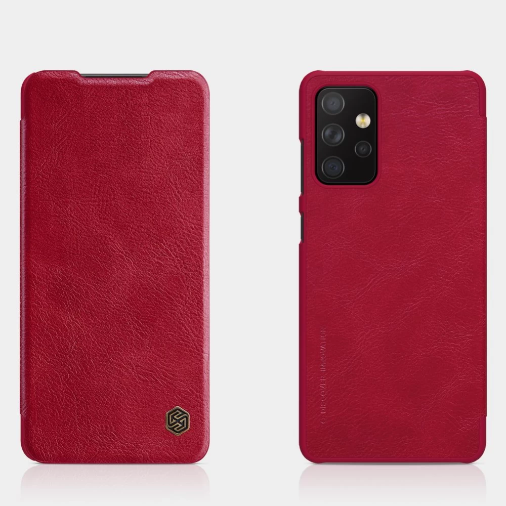 Samsung Galaxy A72 5G case black Nillkin Qin Leather 