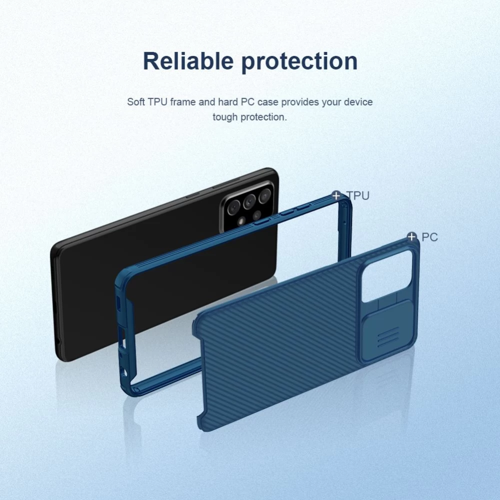 Samsung Galaxy A72 5G case black Nillkin CamShield Pro 