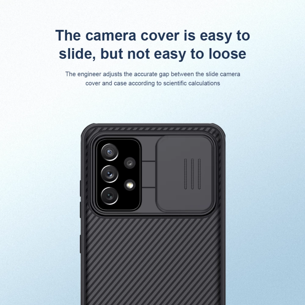 Samsung Galaxy A72 5G case black Nillkin CamShield Pro 
