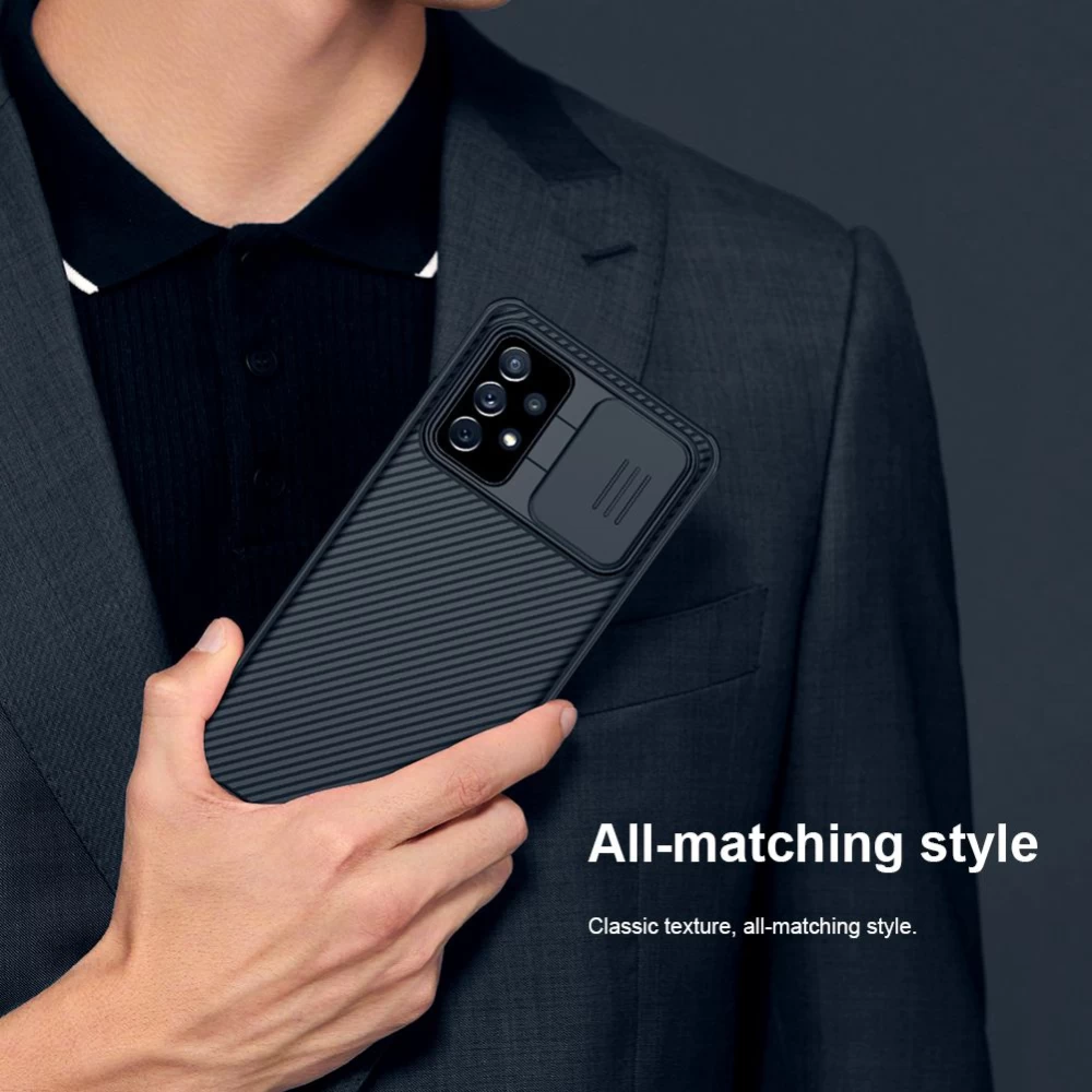 Samsung Galaxy A72 5G case black Nillkin CamShield Pro 