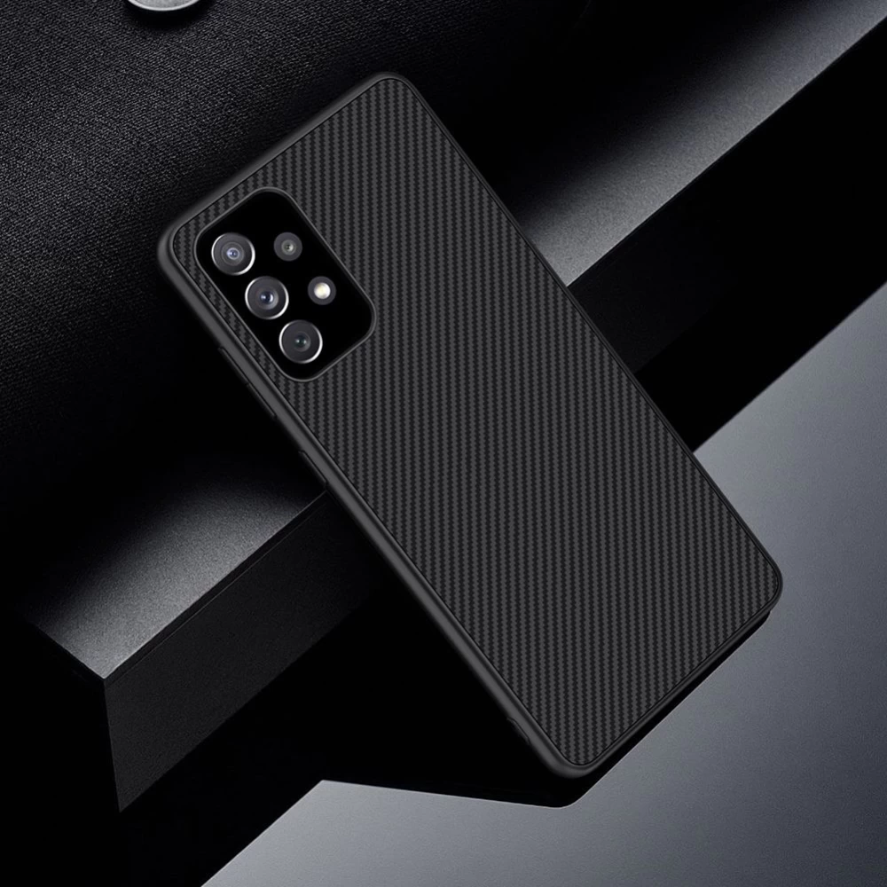 Samsung Galaxy A72 5G case black Nillkin Synthetic Fiber 