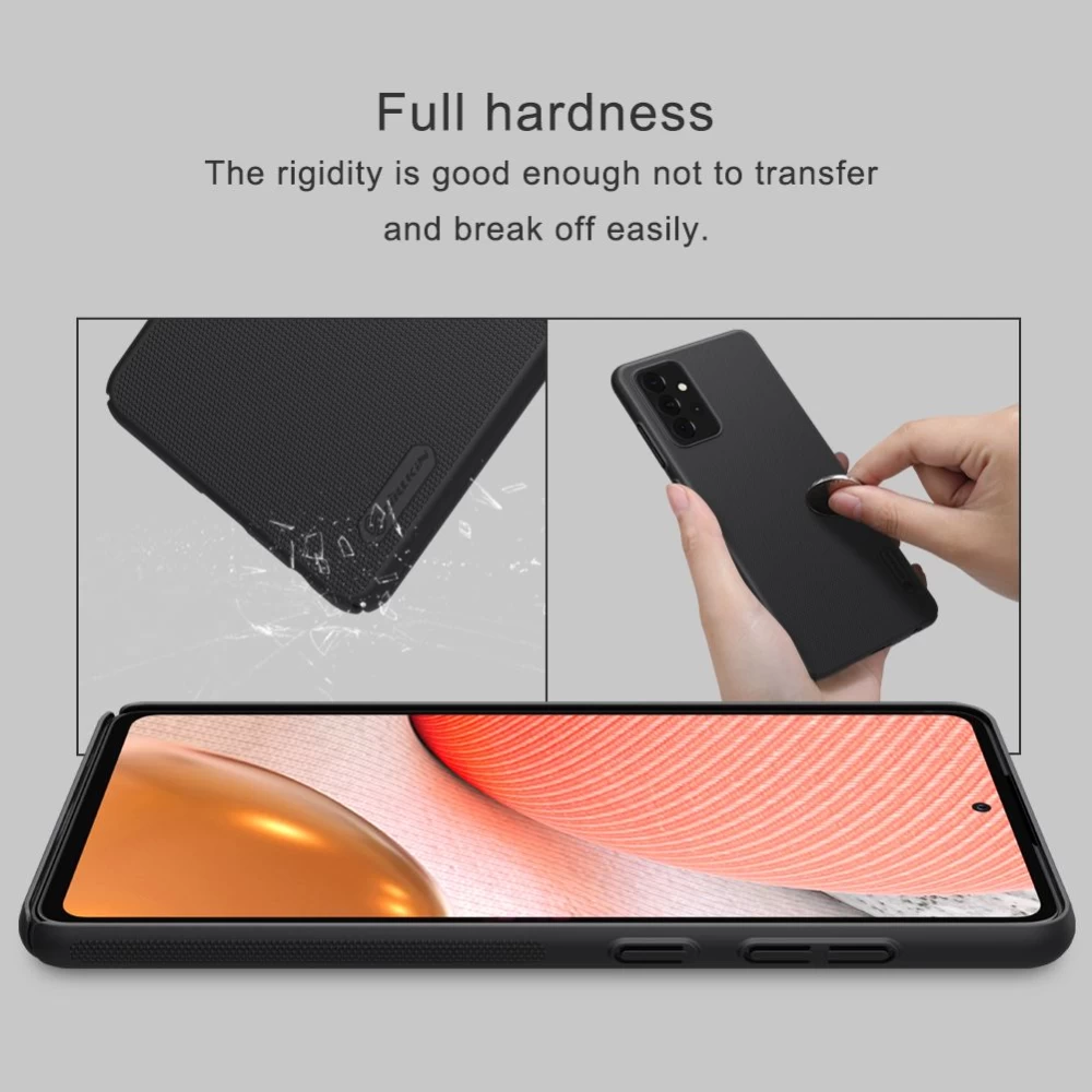 Samsung Galaxy A72 5G case red Nillkin Super Frosted Shield 