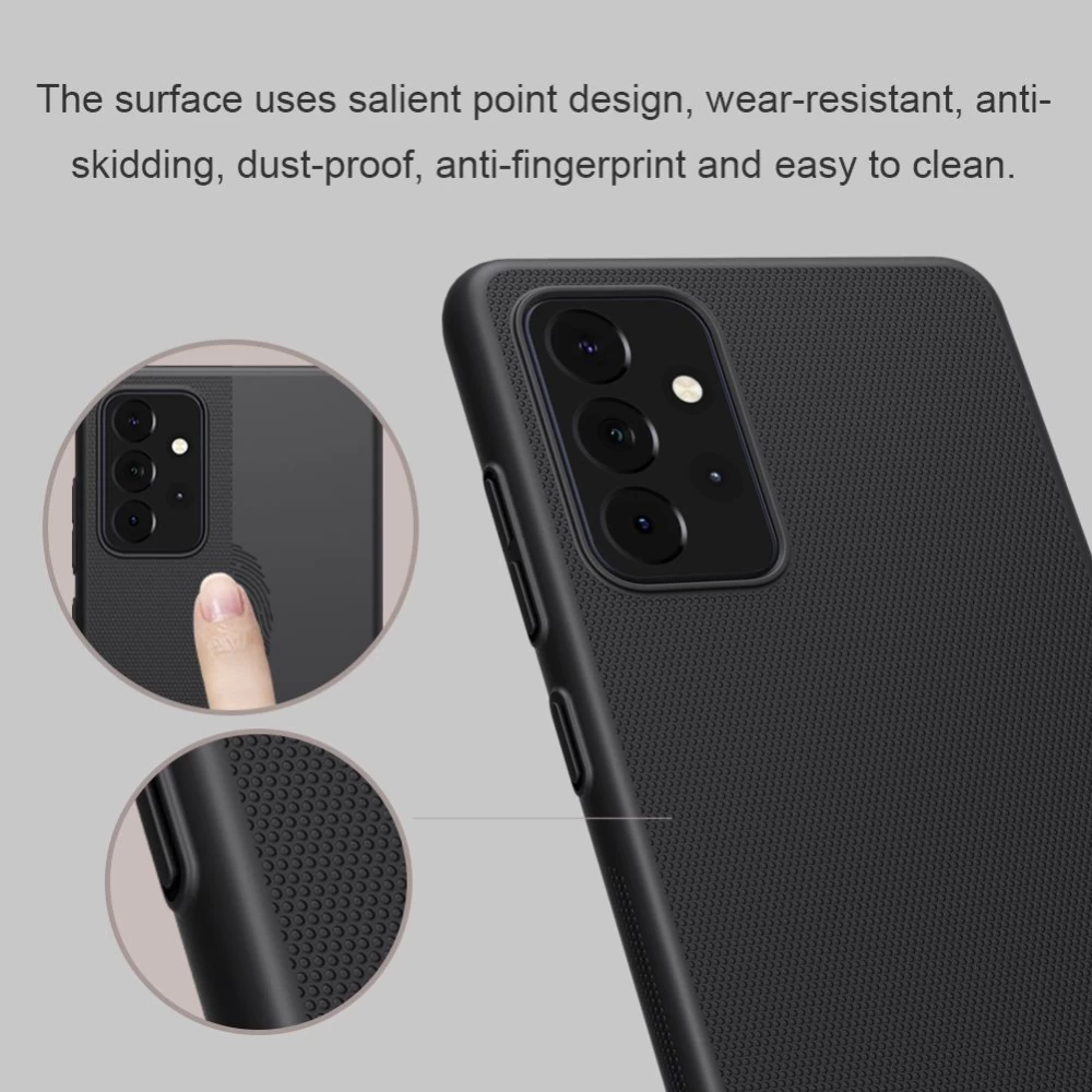 Samsung Galaxy A72 5G case blue Nillkin Super Frosted Shield 