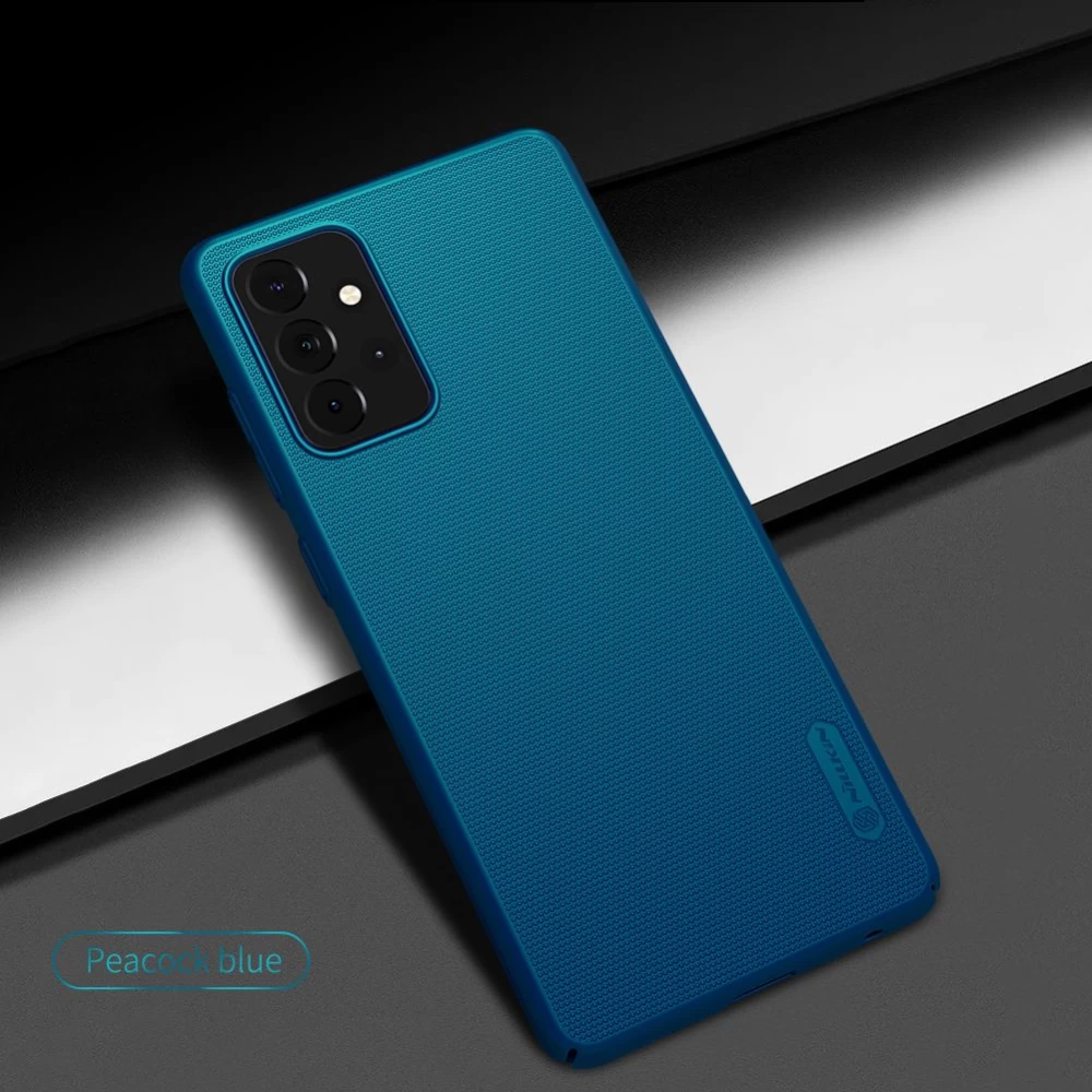 Samsung Galaxy A72 5G case blue Nillkin Super Frosted Shield 