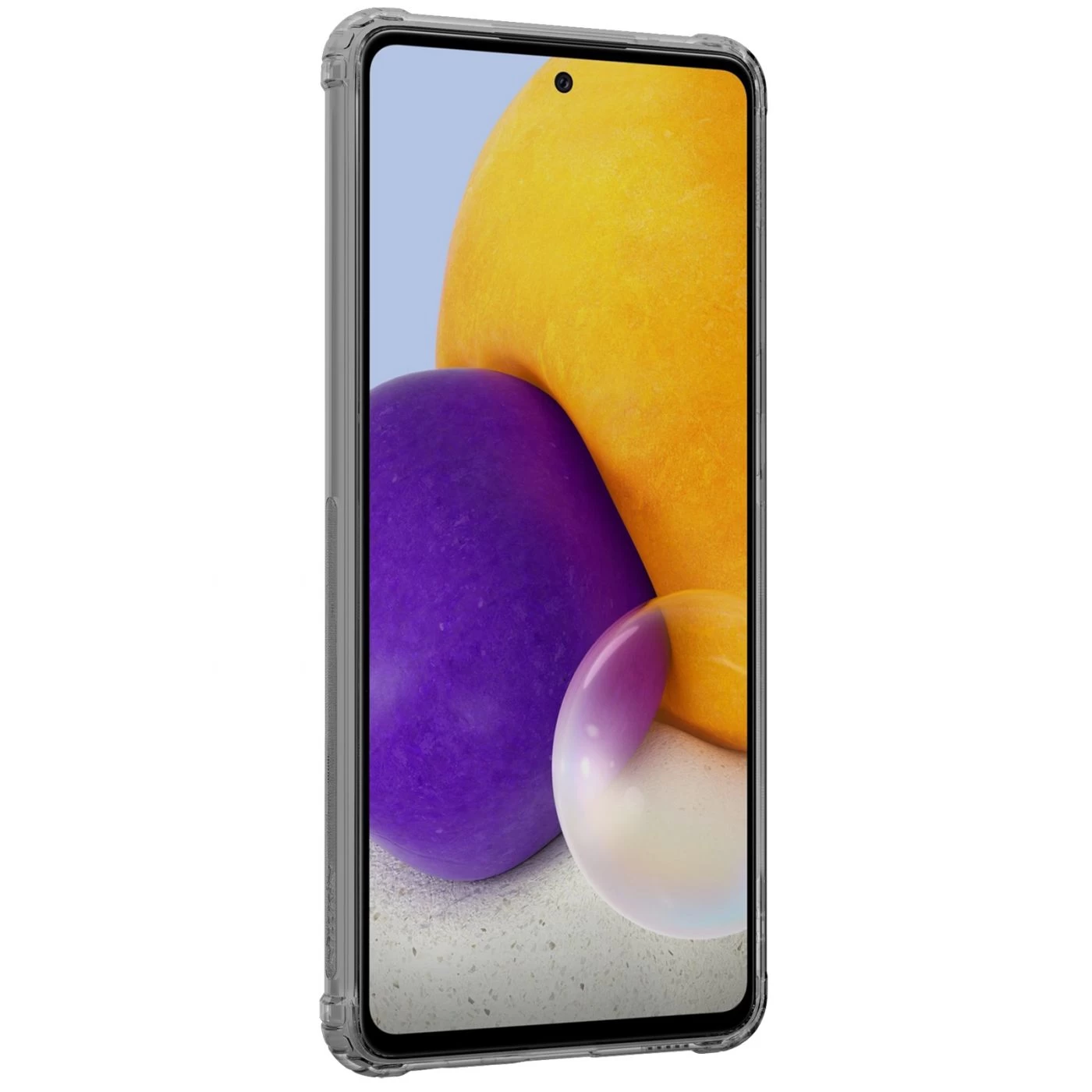 Samsung Galaxy A72 5G case transparent gray Nillkin TPU