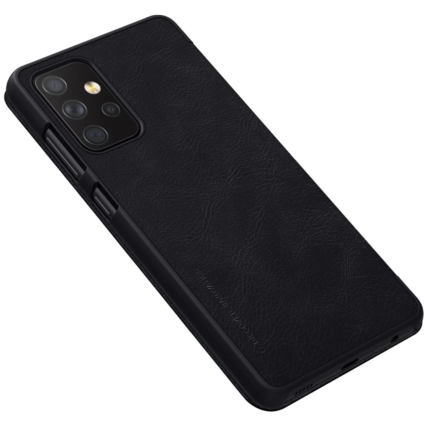 Samsung Galaxy A72 5G case black Nillkin Qin Leather