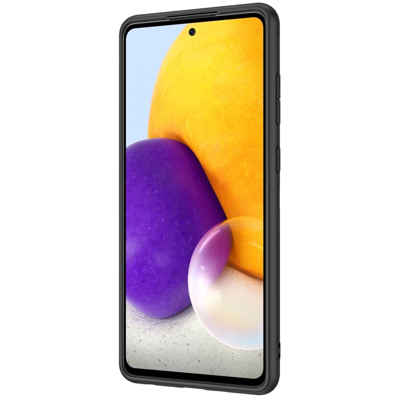 Samsung Galaxy A72 5G case black Nillkin Synthetic Fiber