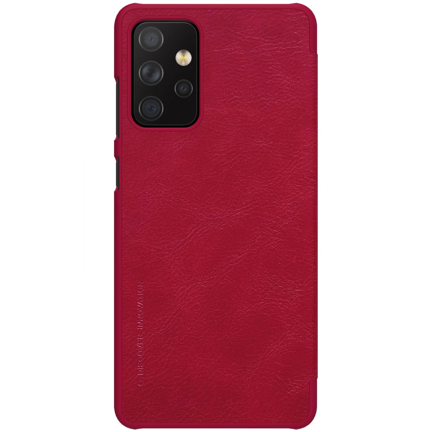 Samsung Galaxy A72 5G case red Nillkin Qin Leather