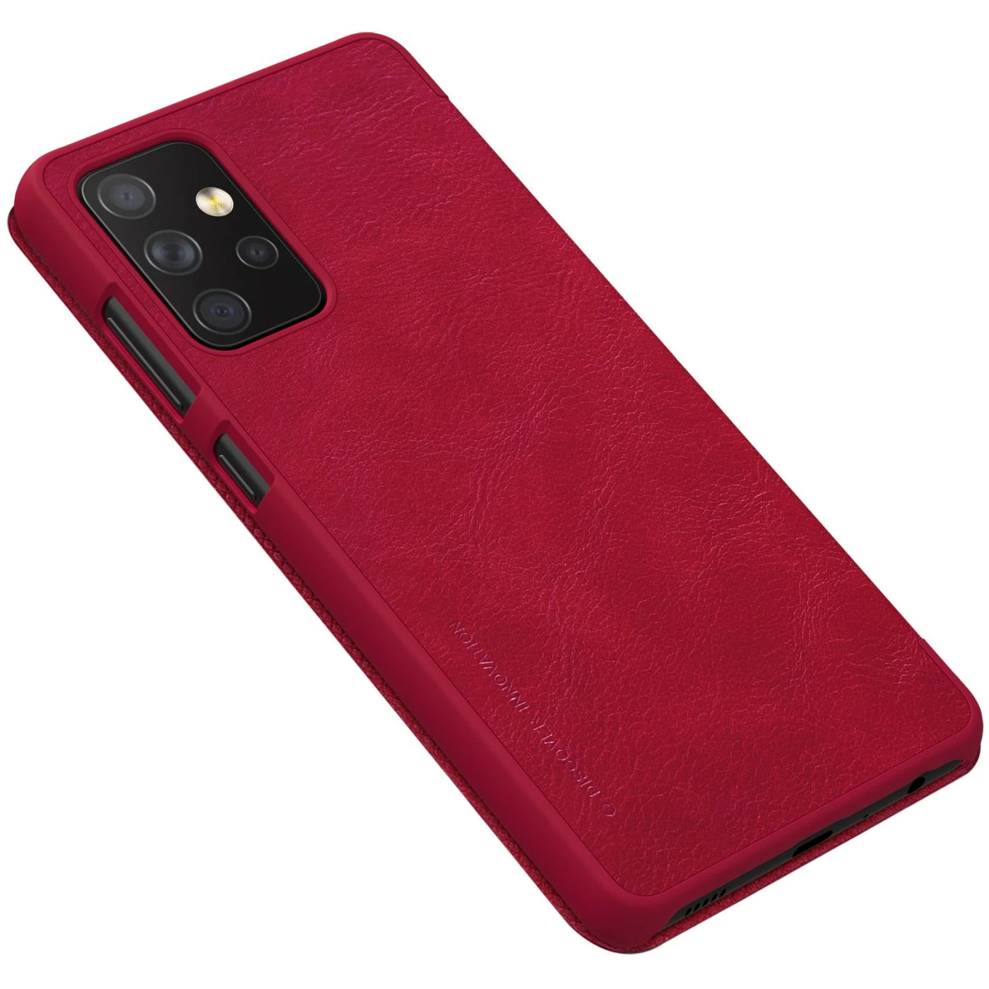 Samsung Galaxy A72 5G case red Nillkin Qin Leather