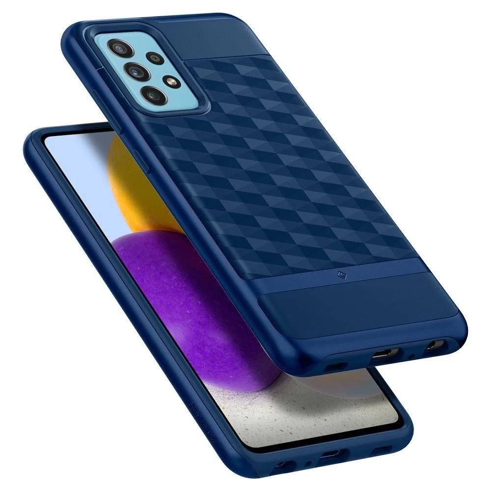 Samsung Galaxy A72 5G case blue CASEOLOGY Parallax