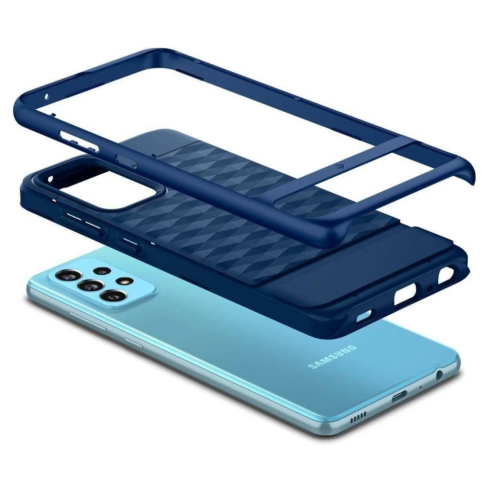 Samsung Galaxy A72 5G case blue CASEOLOGY Parallax