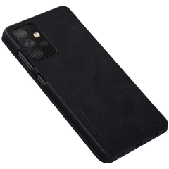 Samsung Galaxy A72 5G case black Nillkin Qin Leather 