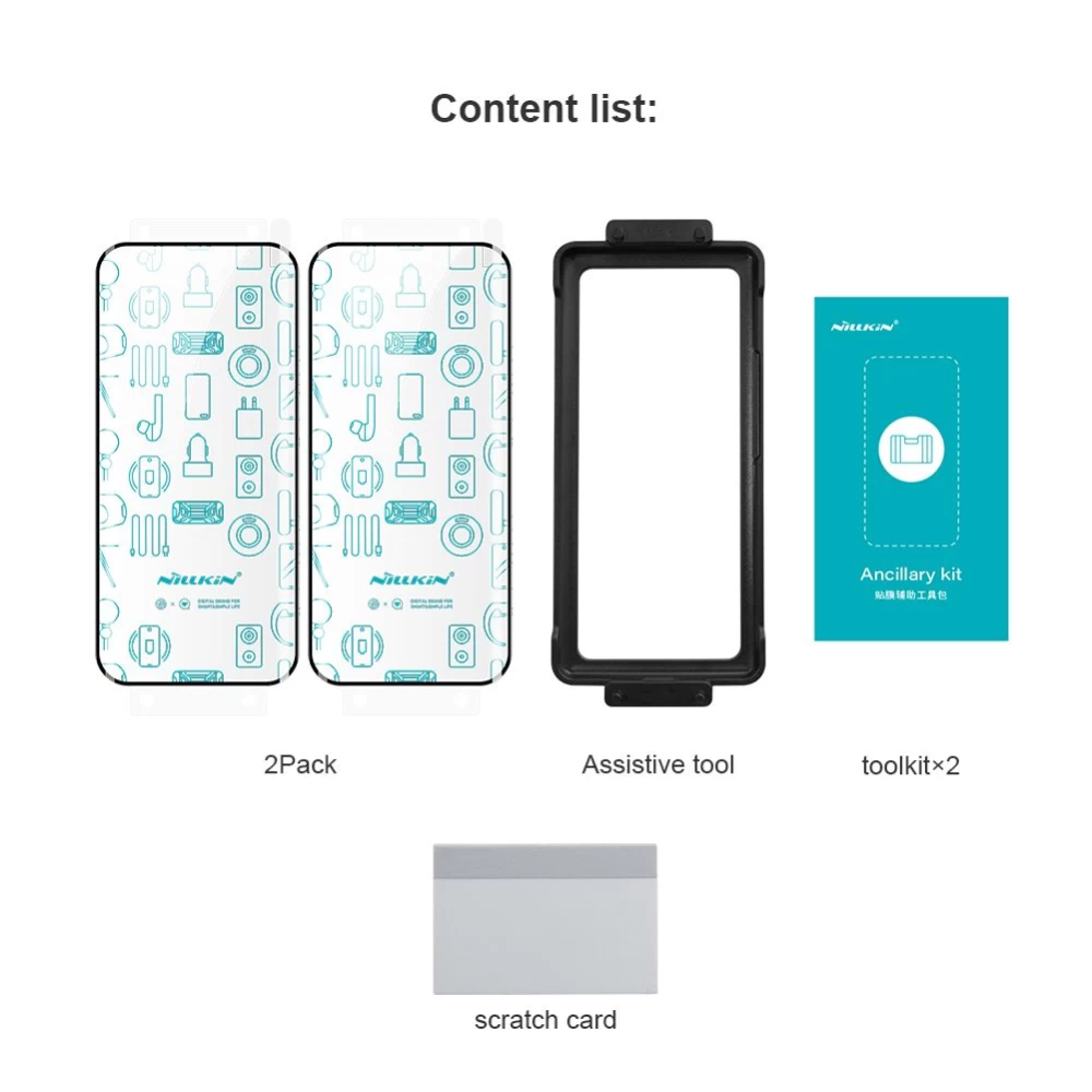 Xiaomi Mi 11 aizsargstikls  Nillkin Impact Resistant Curved Film (2-pack)