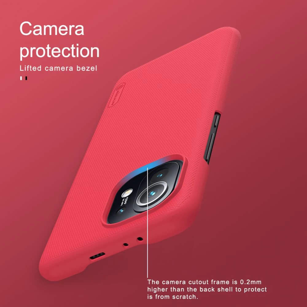 Xiaomi Mi 11 suojakuori sininen Nillkin Super Frosted Shield 