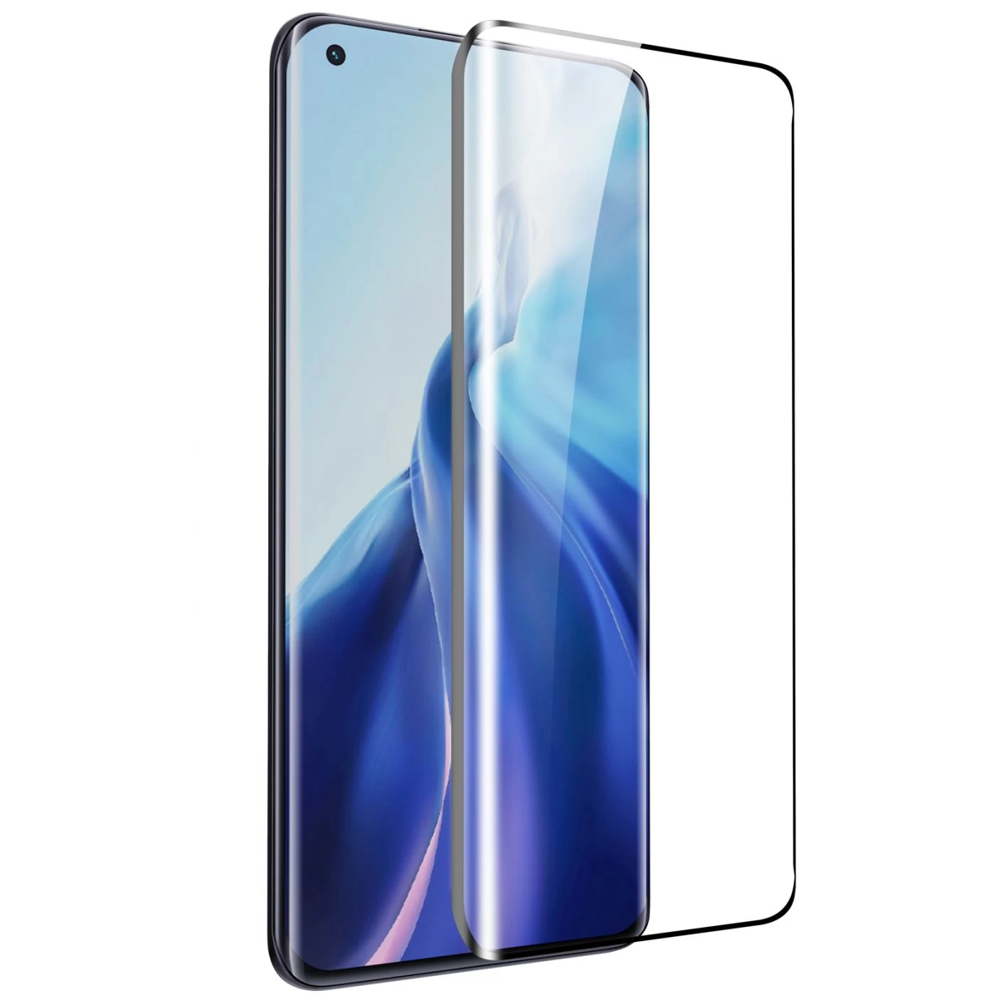 Xiaomi Mi 11 aizsargstikls Nillkin Impact Resistant Curved Film (2-pack)
