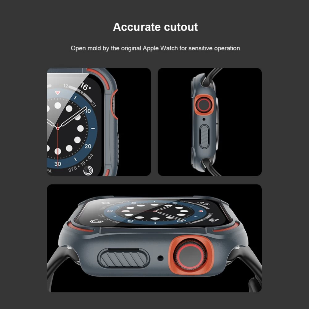 Apple Watch phone case gray Nillkin CrashBumper  40mm Series 4/5/6/SE