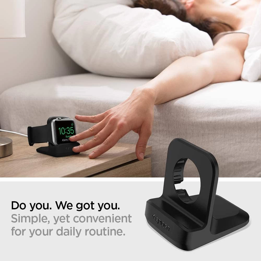 Apple Watch phone case black SPIGEN Night Stand 38/40/41/42/44/45 Copy