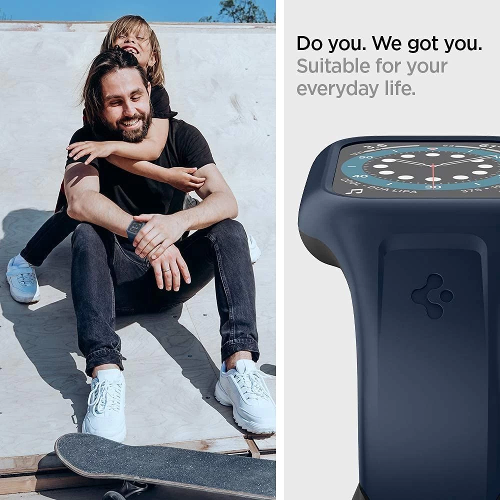 Apple Watch band blue SPIGEN Liquid Air Pro 4/5/6/SE (44mm)