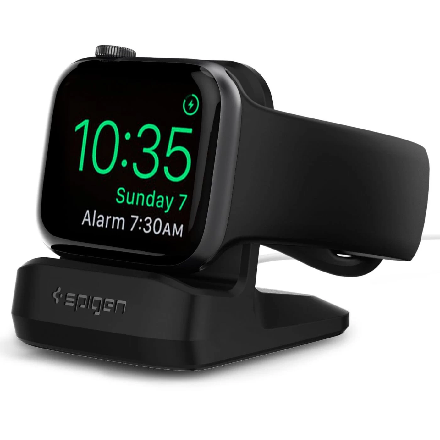 Apple Watch phone case black SPIGEN Night Stand 38/40/41/42/44/45 Copy