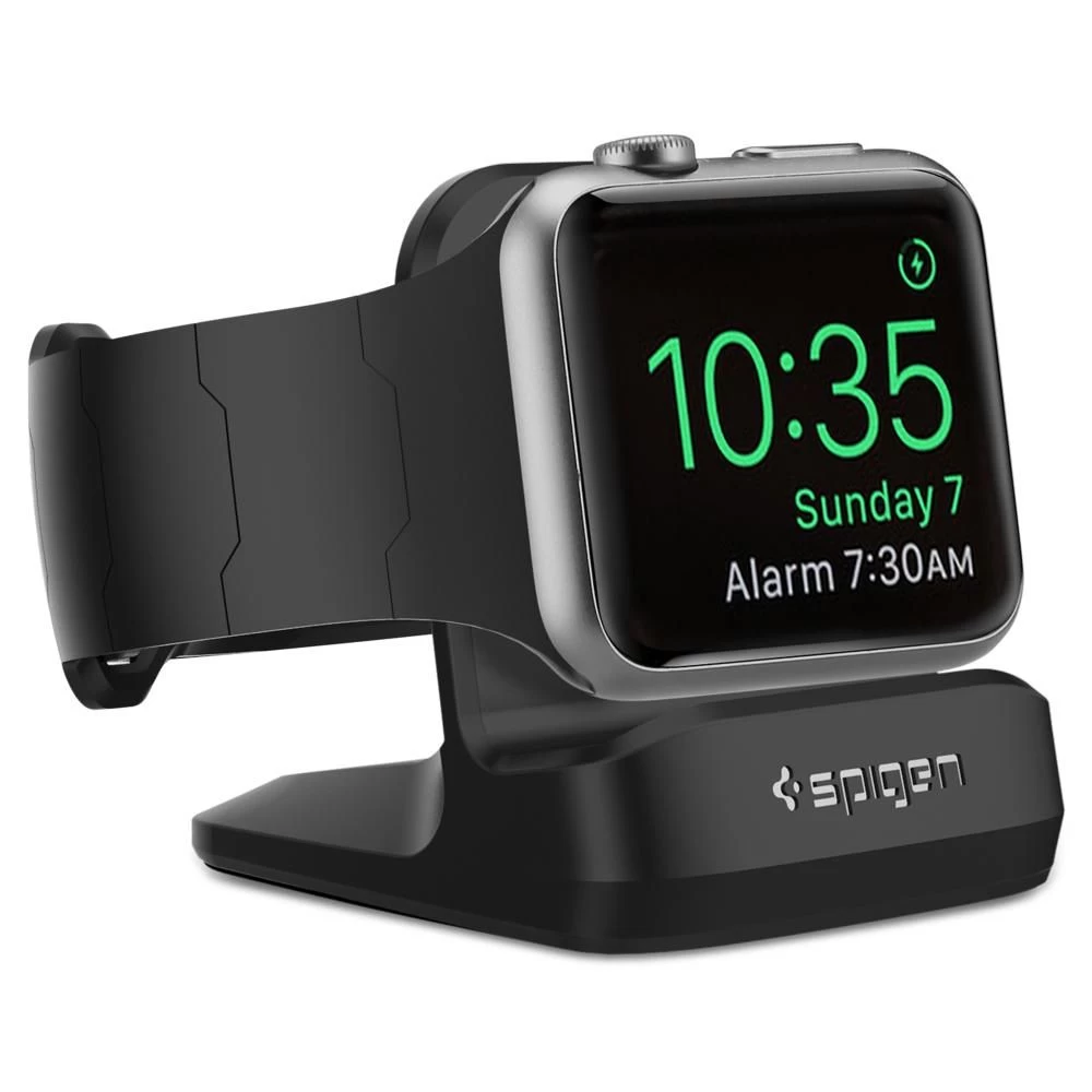 Apple Watch phone case black SPIGEN Night Stand 38/40/41/42/44/45 Copy
