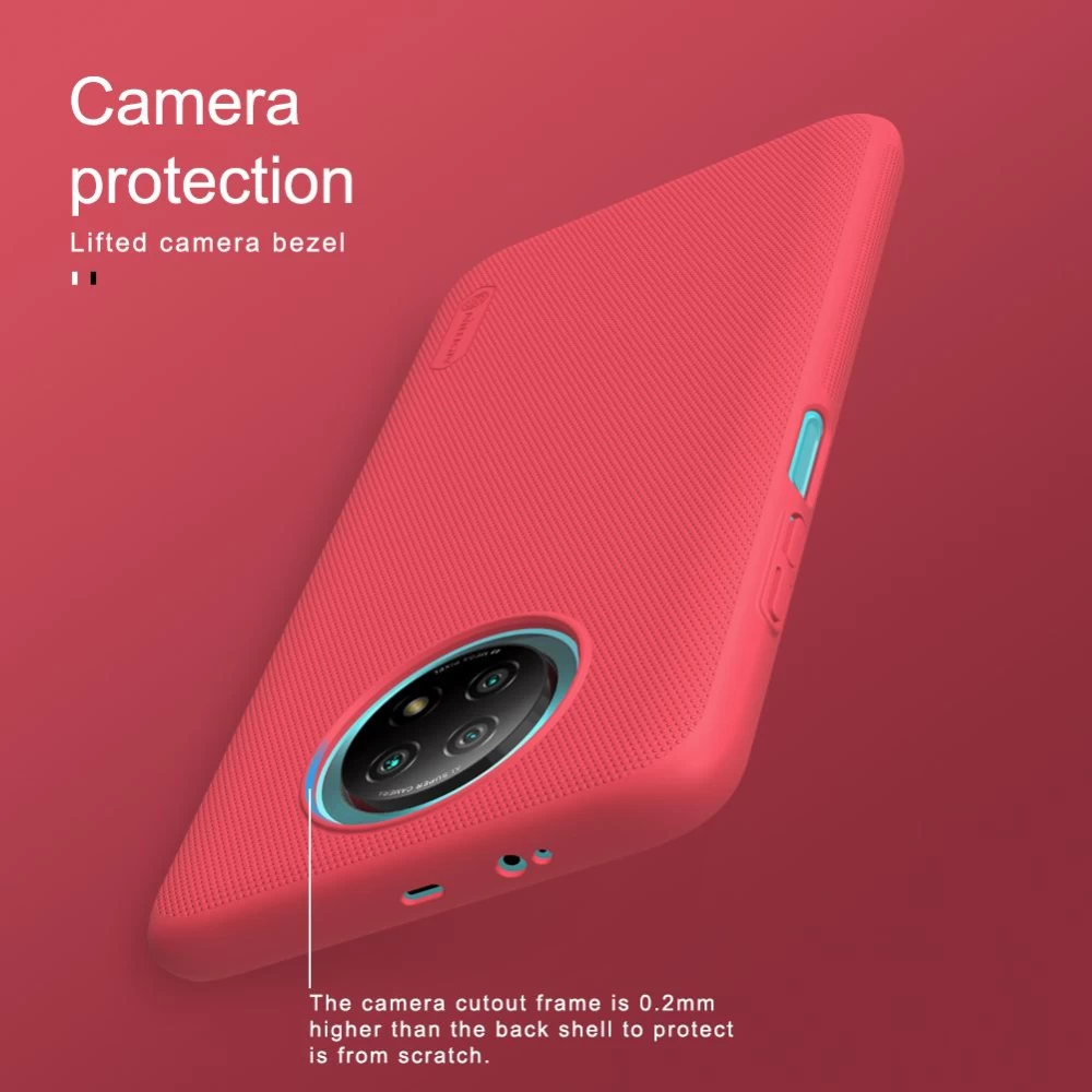 Xiaomi RedMi Note 9T dėklas Juoda Nillkin Super Frosted Shield 