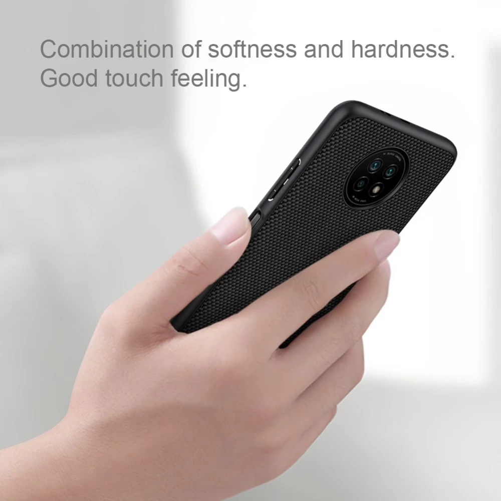 Xiaomi RedMi Note 9T dėklas Juoda Nillkin Textured 