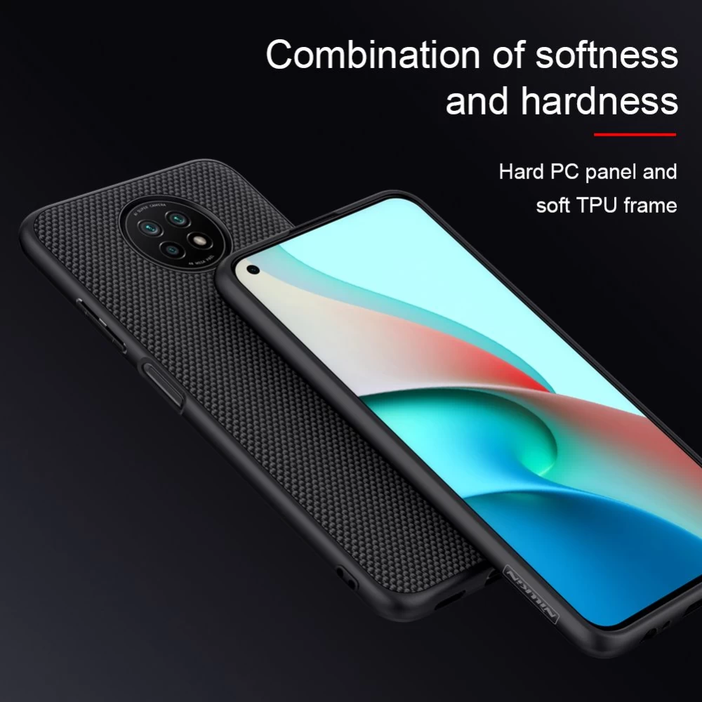 Xiaomi RedMi Note 9T dėklas Juoda Nillkin Textured 