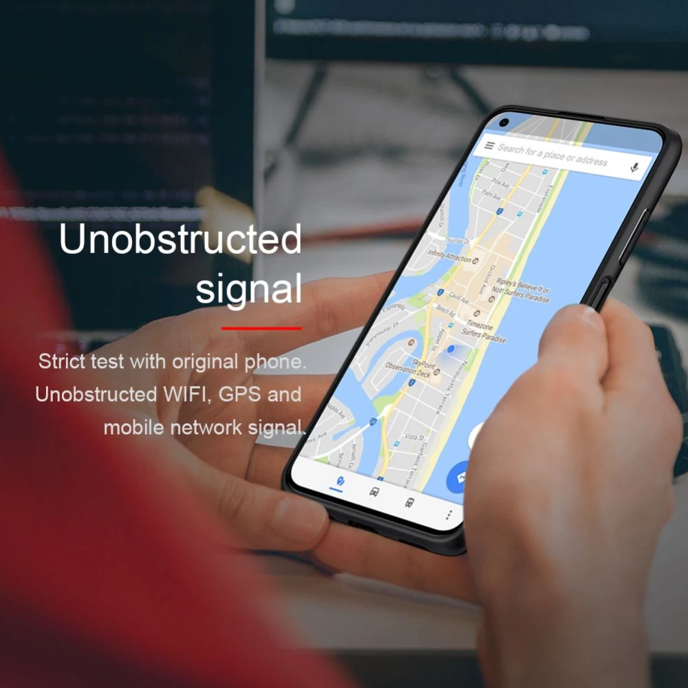 Xiaomi RedMi Note 9T dėklas Juoda Nillkin Textured 
