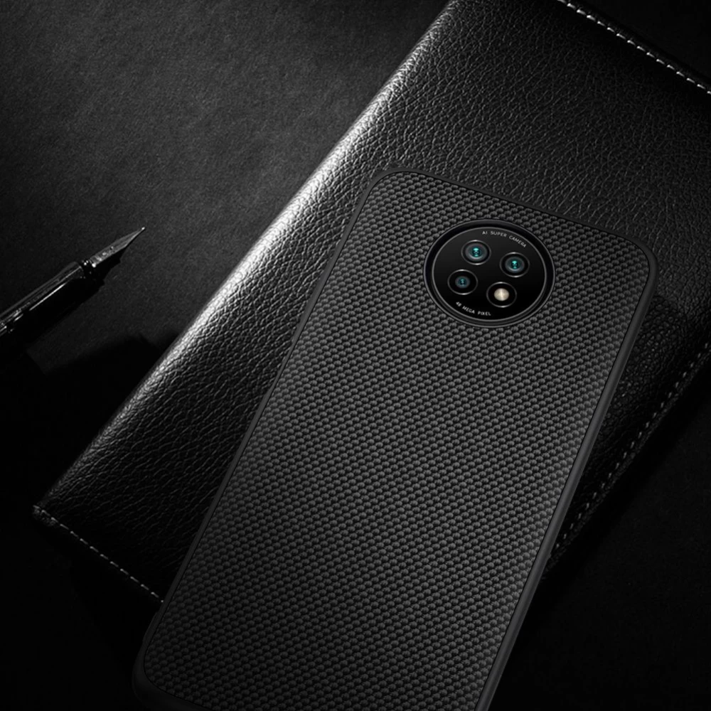 Xiaomi RedMi Note 9T dėklas Juoda Nillkin Textured 