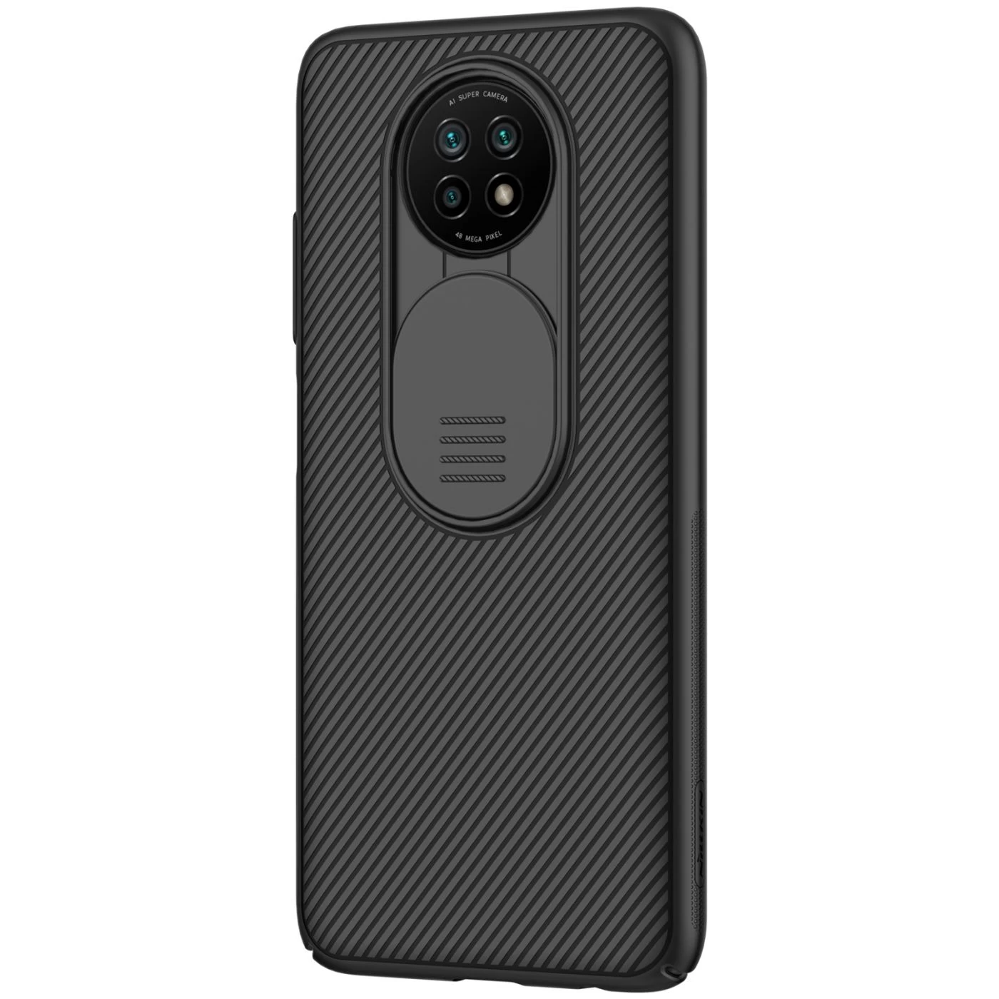 Xiaomi RedMi Note 9T dėklas Juoda Nillkin CamShield