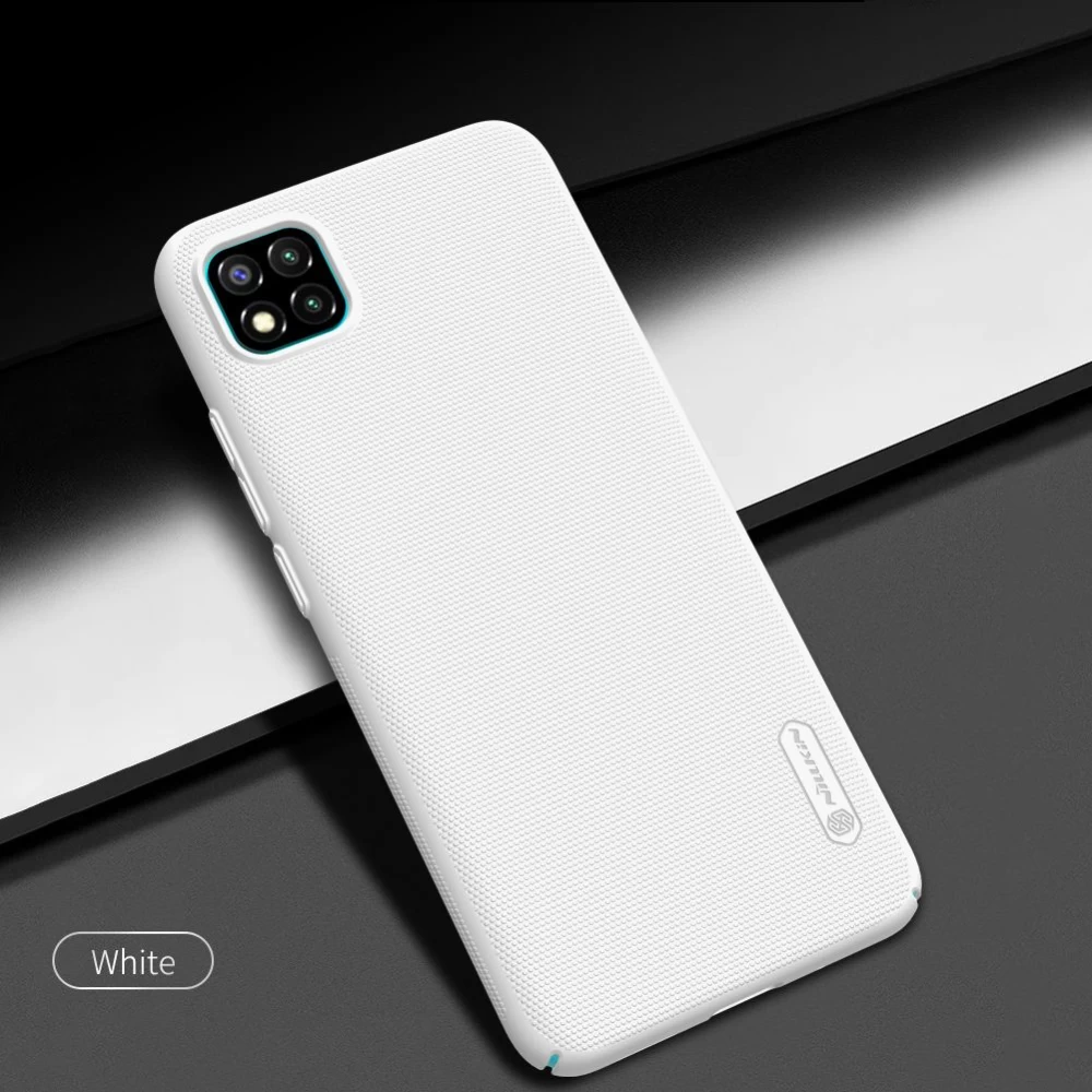 Xiaomi Poco C3 vāciņš balts Nillkin Super Frosted Shield  POCO