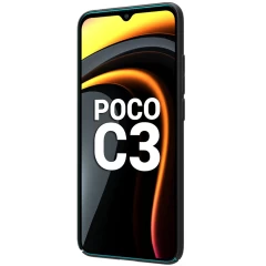 Xiaomi Poco C3 dėklas Juoda Nillkin Super Frosted Shield  POCO