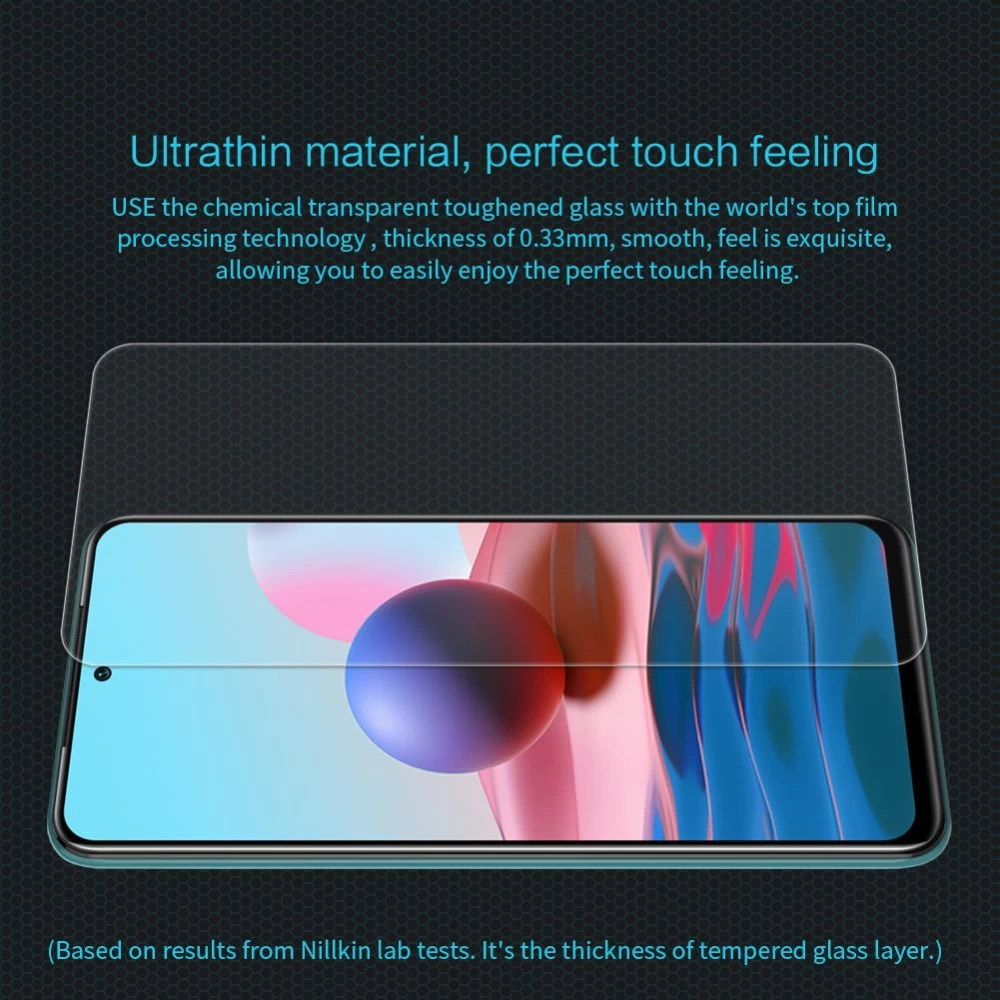 Xiaomi RedMi Note 10 4G apsauginis stiklas  Nillkin H Tempered Glass
