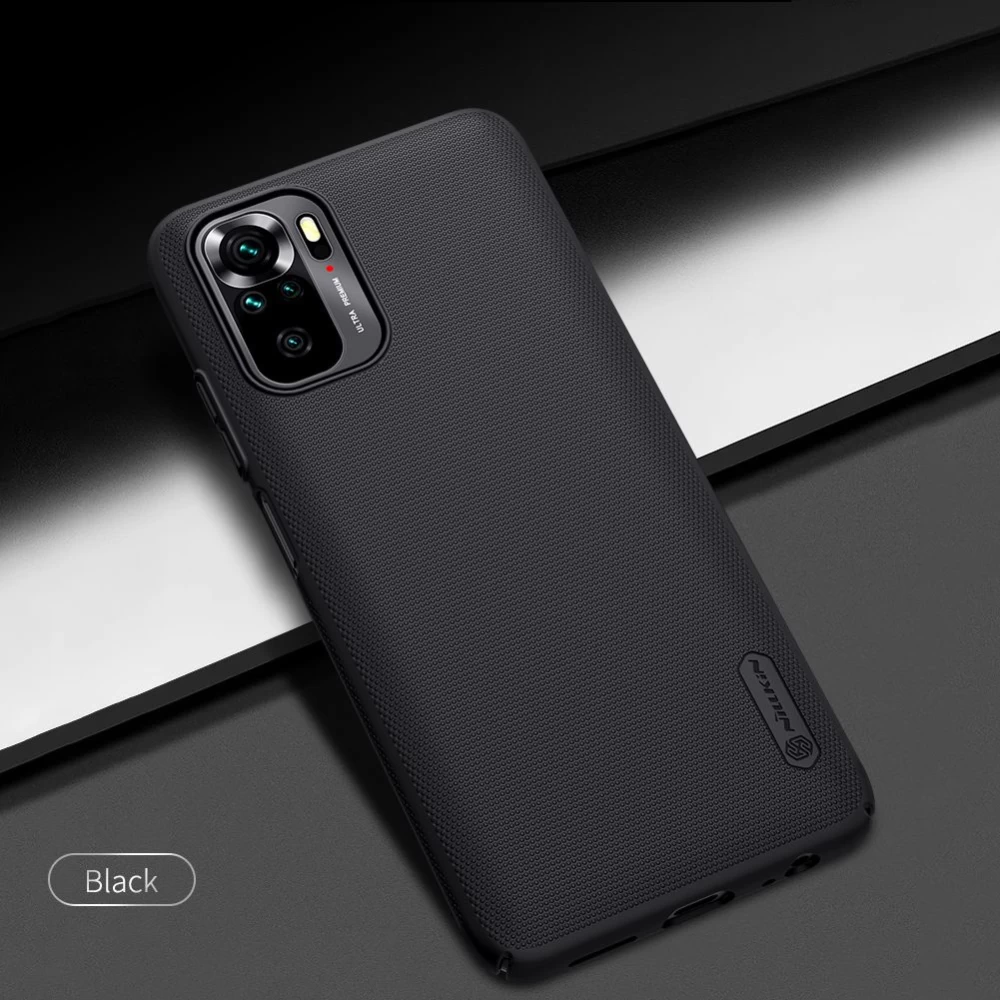 Xiaomi RedMi Note 10 4G dėklas baltas Nillkin Super Frosted Shield 