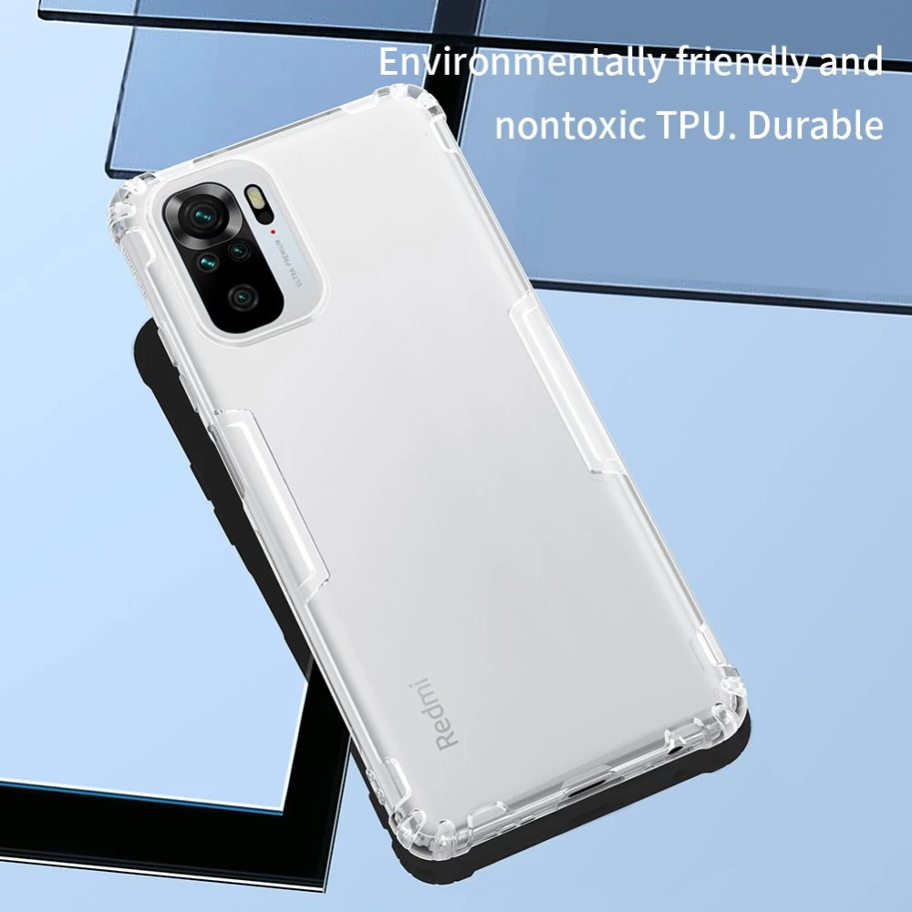 Xiaomi RedMi Note 10 4G dėklas skaidrus Nillkin TPU 