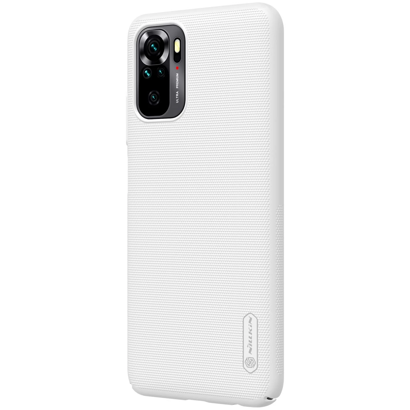 Xiaomi RedMi Note 10 4G dėklas baltas Nillkin Super Frosted Shield