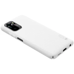 Xiaomi RedMi Note 10 4G dėklas baltas Nillkin Super Frosted Shield 