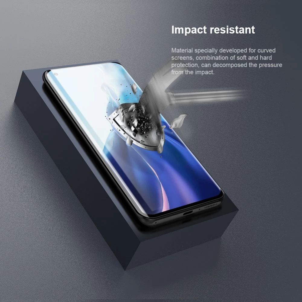 Xiaomi Mi 11 Ultra skärmskydd  Nillkin Impact Resistant Curved Film (2-pack)