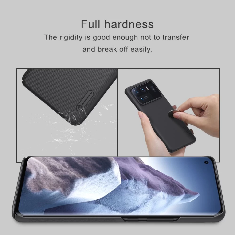 Xiaomi Mi 11 Ultra case black Nillkin Super Frosted Shield 