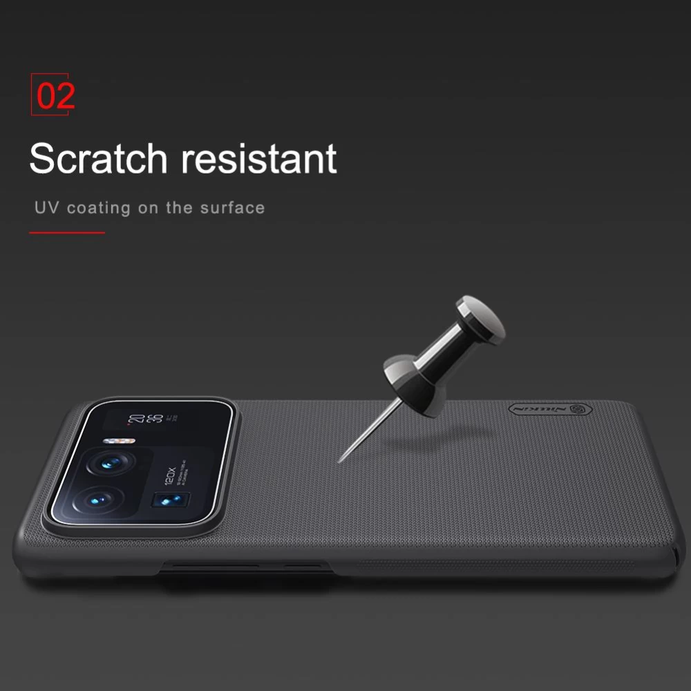 Xiaomi Mi 11 Ultra case black Nillkin Super Frosted Shield 