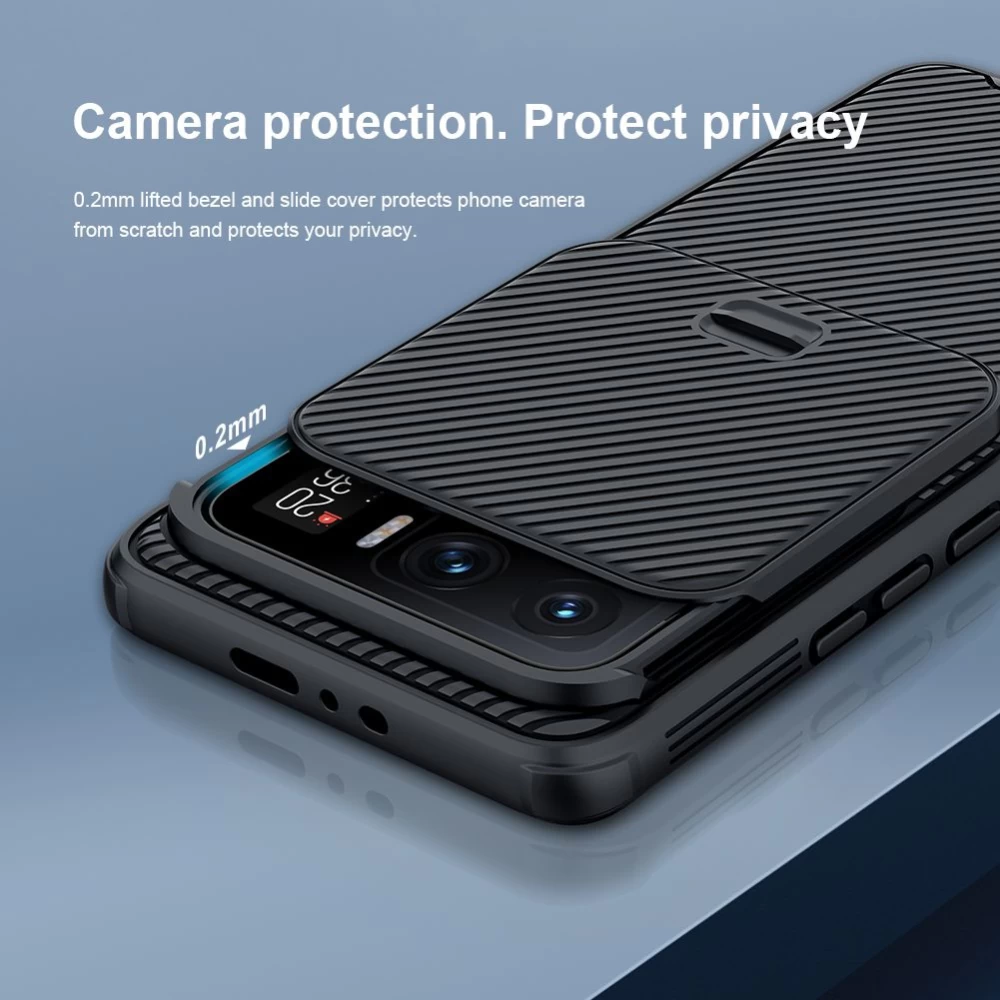 Xiaomi Mi 11 Ultra case blue Nillkin CamShield PRO 