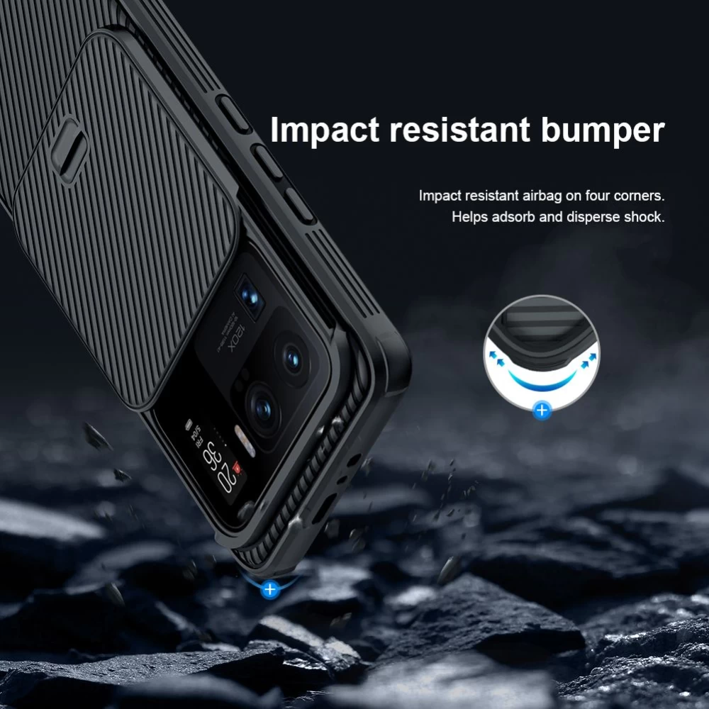 Xiaomi Mi 11 Ultra case blue Nillkin CamShield PRO 