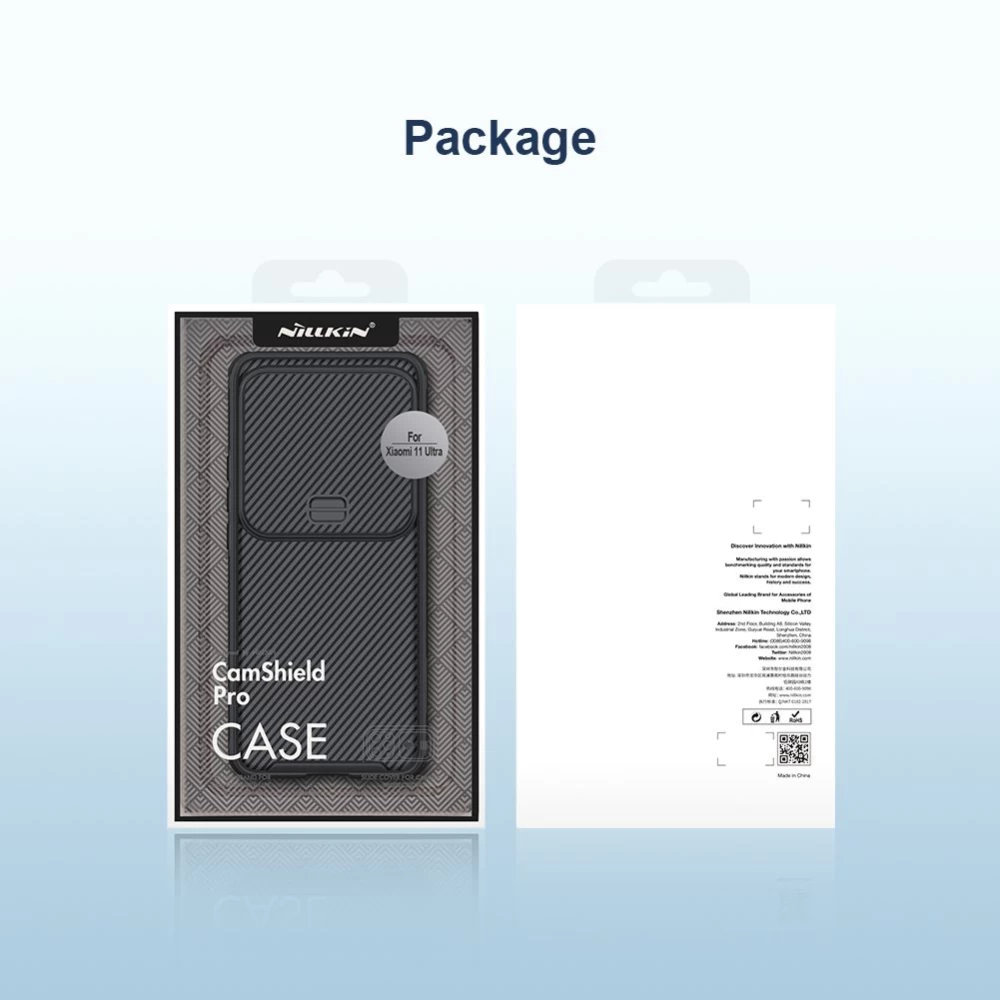 Xiaomi Mi 11 Ultra case blue Nillkin CamShield PRO 