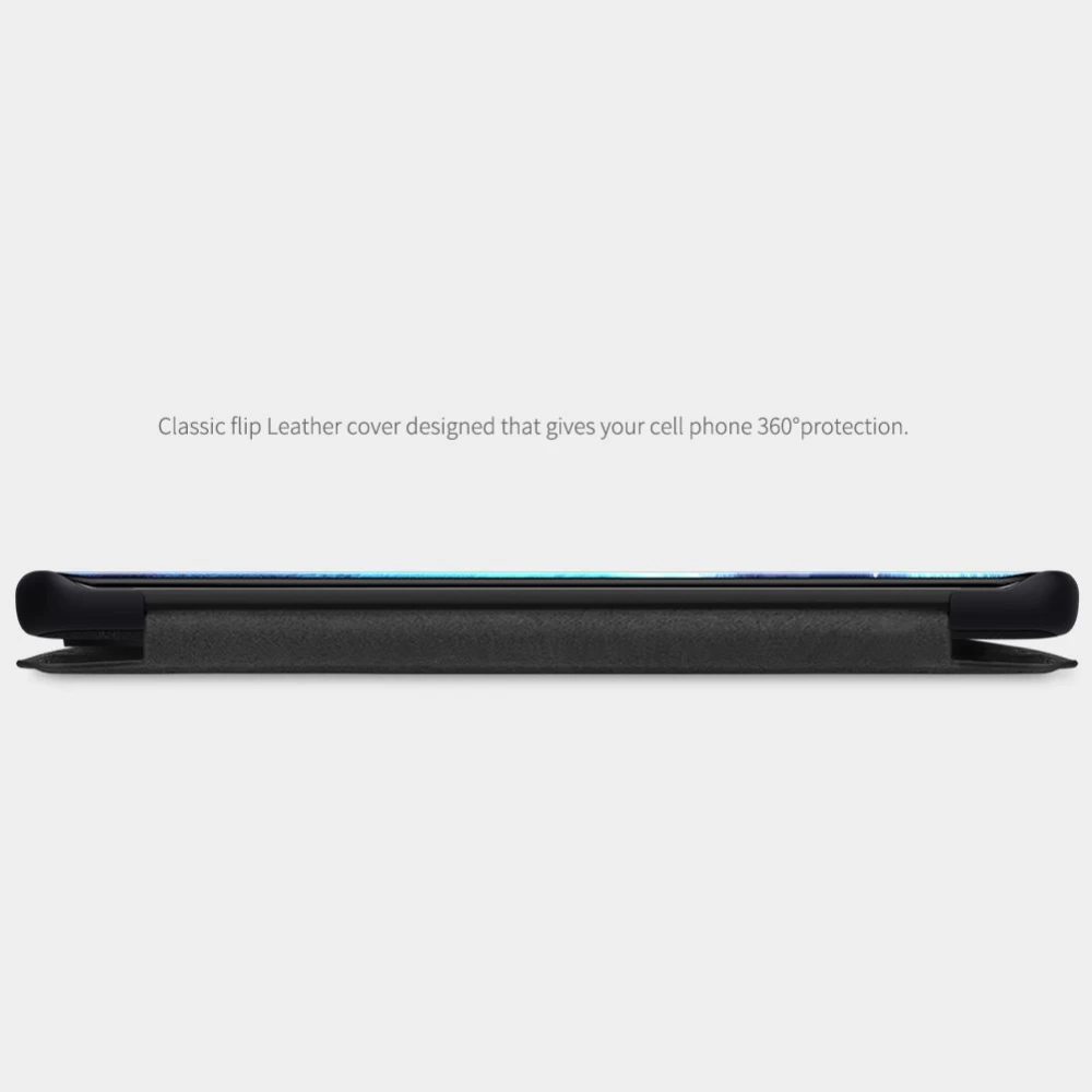 Xiaomi Mi 11 Pro dėklas Juoda Nillkin Qin Leather 