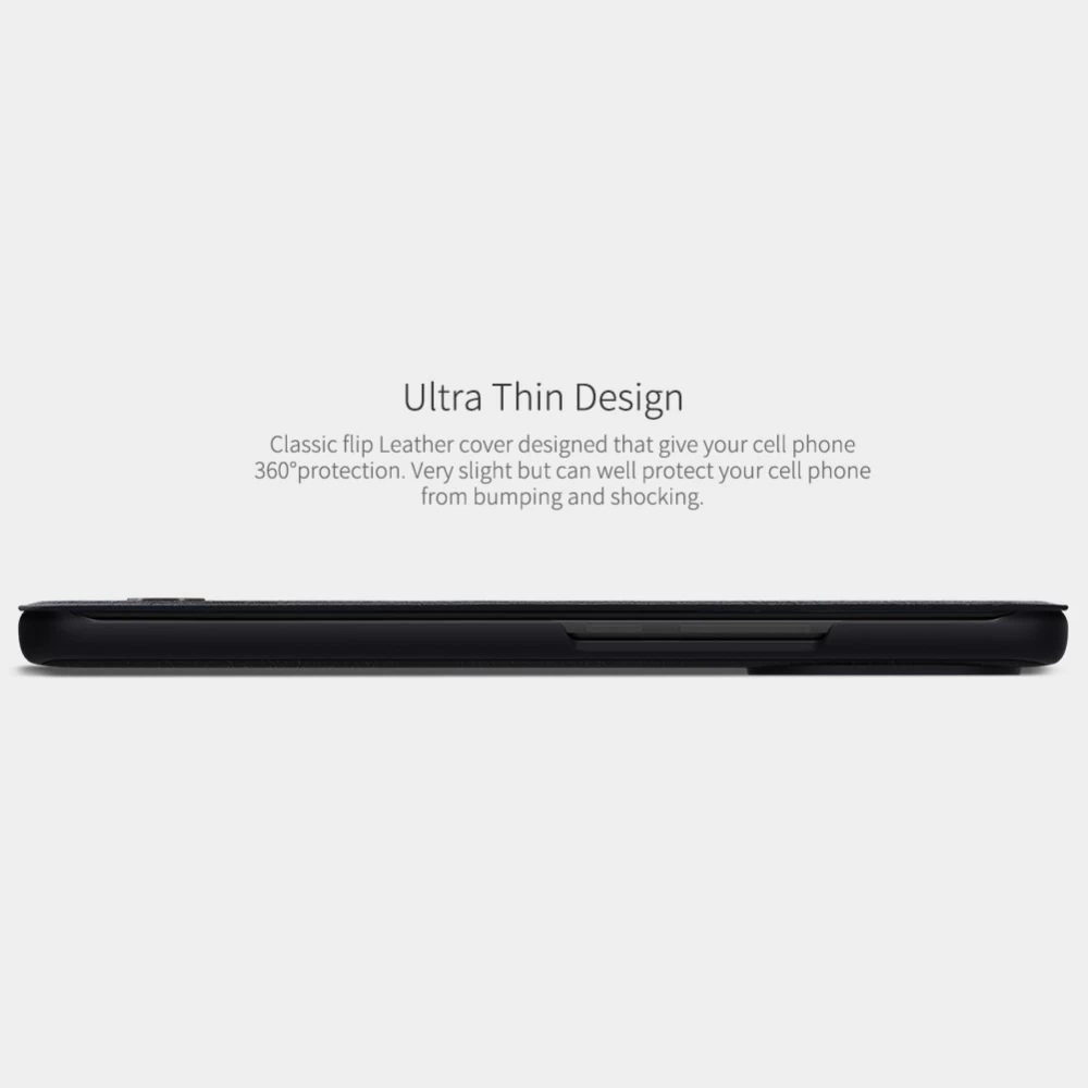 Xiaomi Mi 11 Pro case red Nillkin Qin Leather 