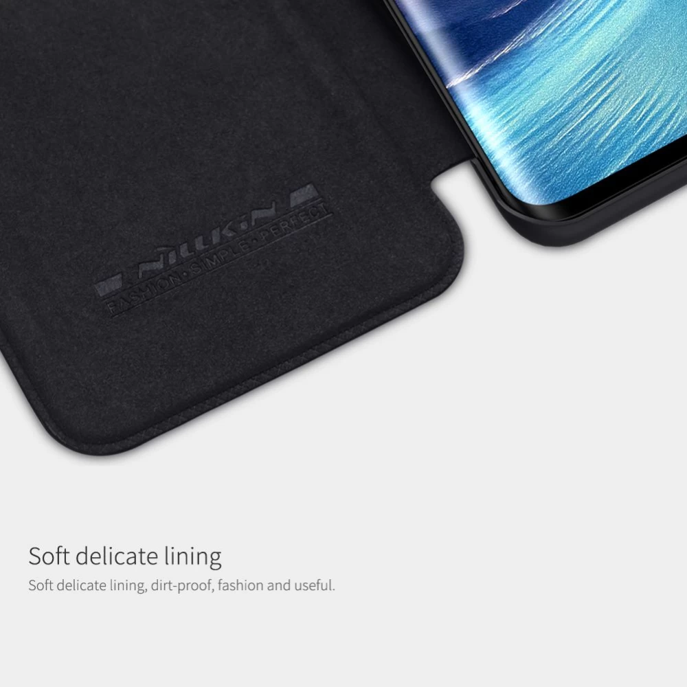 Xiaomi Mi 11 Pro case red Nillkin Qin Leather 